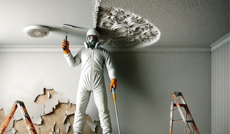 Asbestos Artex encapsulation process
